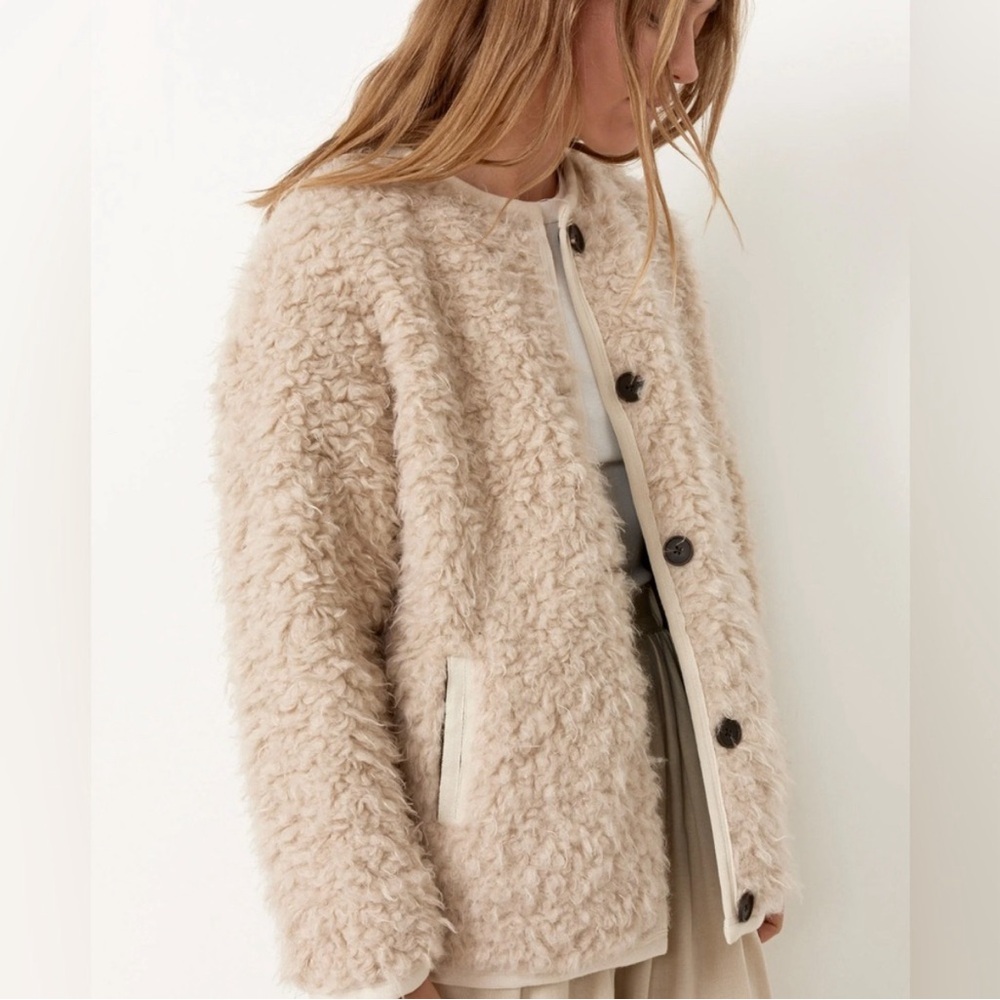 Alex Mill reversible polar bear jacket